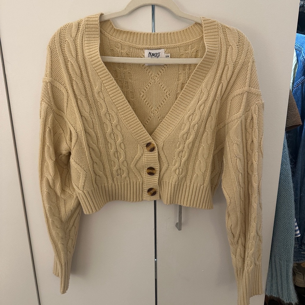 CABLE KNIT CARDIGAN SET